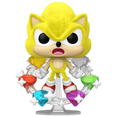 Funko POP! Sonic the Hedgehog: Super Sonic w/Emeralds (FL) (Exc) (1059)
