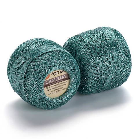 YARNART CAMELLIA 427, Темная мята