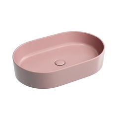 Ceramica Nova Element CN6048MP Умывальник чаша накладная овальная, 60.8x38.5, цвет: розовый матовый фото