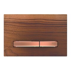 Geberit Sigma 115.670.JX.2 Смывная клавиша, для двойного смыва, цвет металлический красное золото: красное золото, черный орех фото