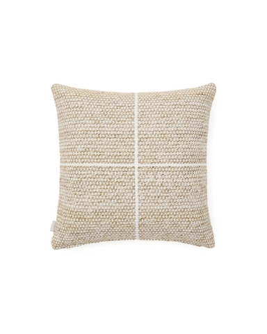 Фото: Чехол на подушку Nalian 100% ПЭТ с бежевой клеткой 45 х 45 см - основной вид