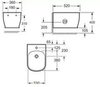BelBagno Prado BB10150B Биде напольное, цвет: белый