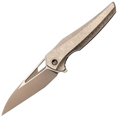Фото Складной нож TUOTOWN Magpie, сталь M390, рукоять Crystal Titanium