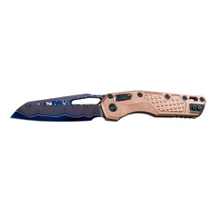 Фото Складной нож Microtech MSI Frag Copper 210-16FRMS2, сталь Damascus, рукоять медь