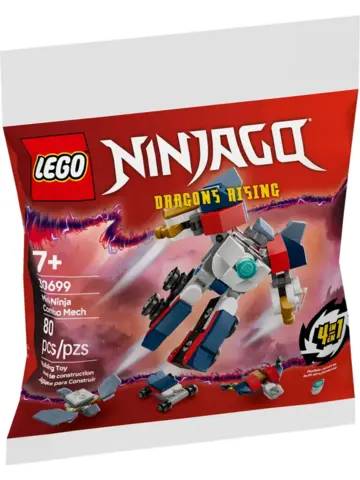 Конструктор NINJAGO 30699 Мини-Комбо-робот Ниндзя