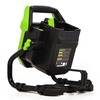 LED-прожектор Greenworks G82WLH с гибридным питанием, 82V / 220V, 1250/2500 лм, крюк для подвеса, крепление на стену, кабель 30 см, без АКБ и ЗУ (3504007) — фото 6