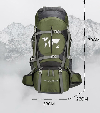 Картинка рюкзак туристический Skully 2309 green - 6