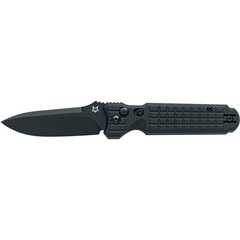Фото Автоматический нож Fox Predator II 2F Full Auto, сталь Hybrid Cryo, рукоять алюминий, черный