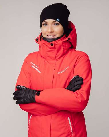 Горнолыжная куртка женская Nordski Extreme red