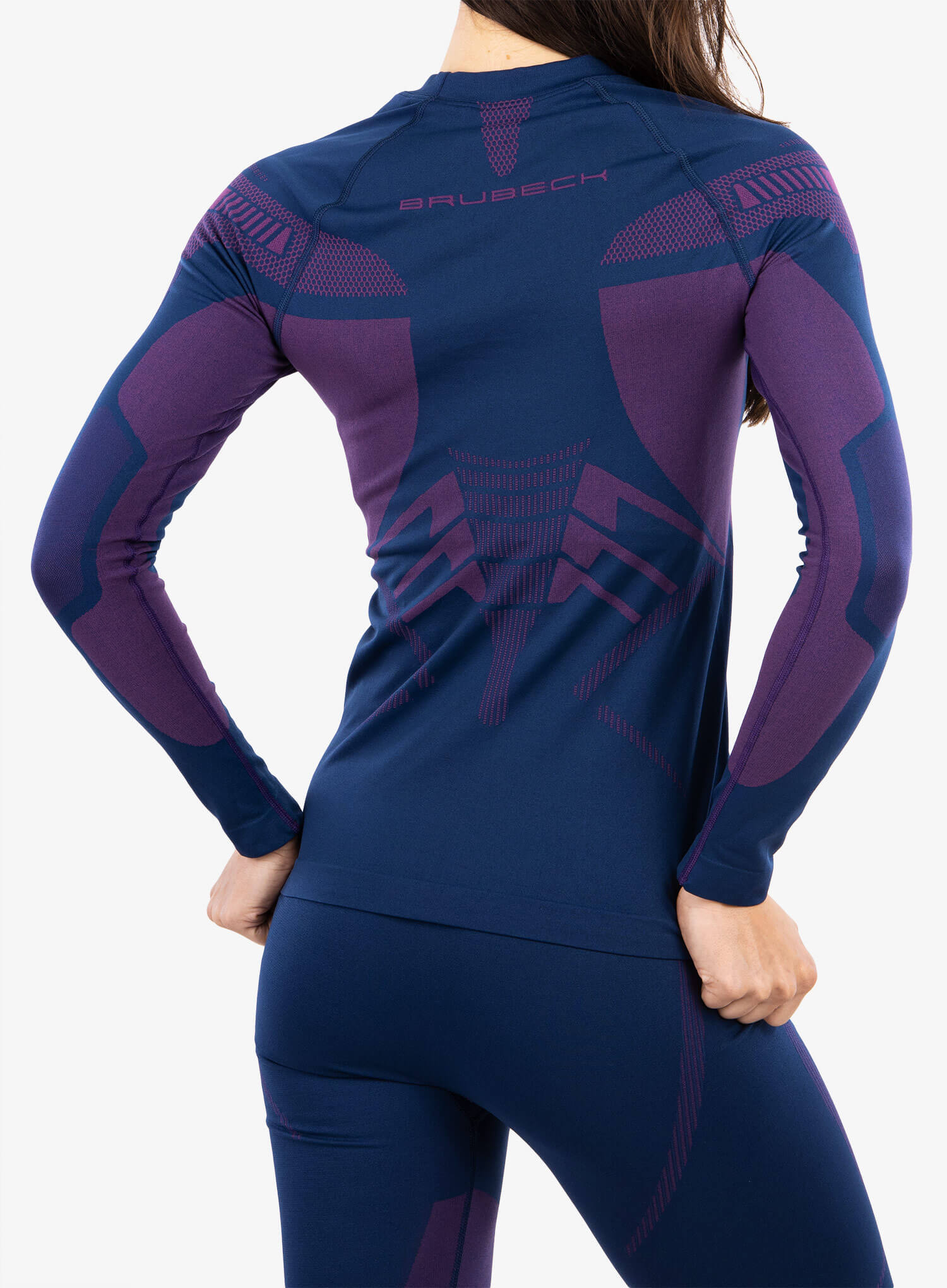 Женский комплект термобелья Brubeck Dry denim-violet - 5