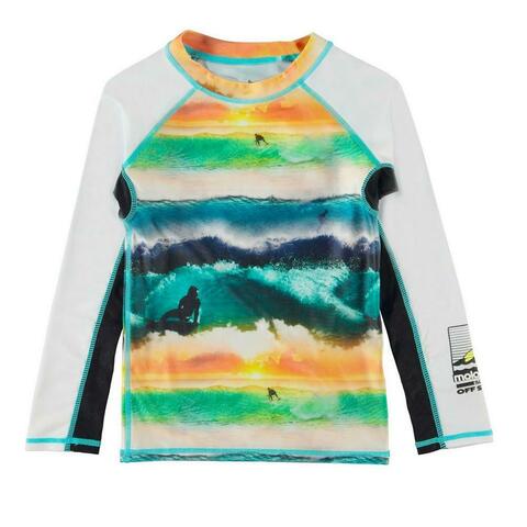 Футболка для плавания Molo Neptune LS Glowing Surf