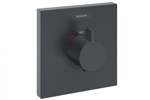 Hansgrohe ShowerSelect Highfow 15760670 Термостат для душа черный матовый