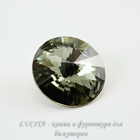 1122 Rivoli Ювелирные стразы Сваровски Black Diamond (12 мм) ()