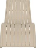 Лежак пластиковый Siesta Contract Beige