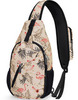 Картинка рюкзак однолямочный Nevo Rhino 8999-1-NW Flamingos - 1