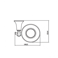 Держатель мыльницы KAISER Bronze II KH-4003 схема