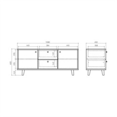 Тумба под ТВ TW043