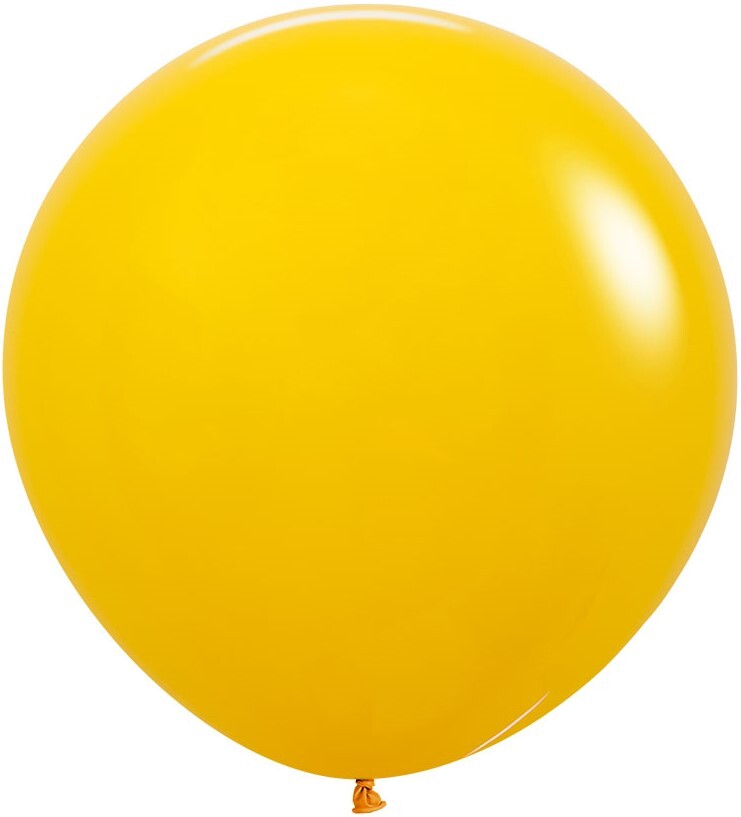 Шар S 24''/60 см, Пастель, Медово-желтый (021), 1 шт.
