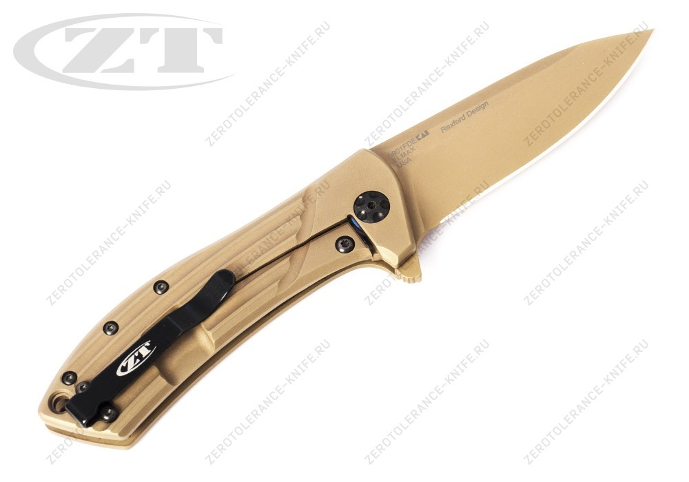 Нож Zero Tolerance 0801FDE Rexford - фотография 