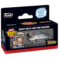Funko Bitty POP! Rides Back To The Future: Marty McFly and Time Machine
