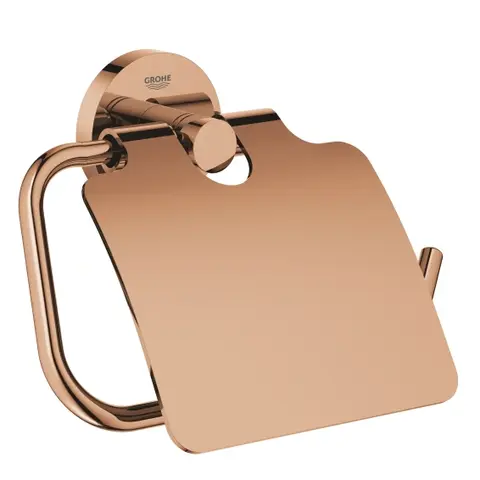 Держатель для туалетной бумаги с крышкой GROHE Essentials, теплый закат глянец (40367DA1)