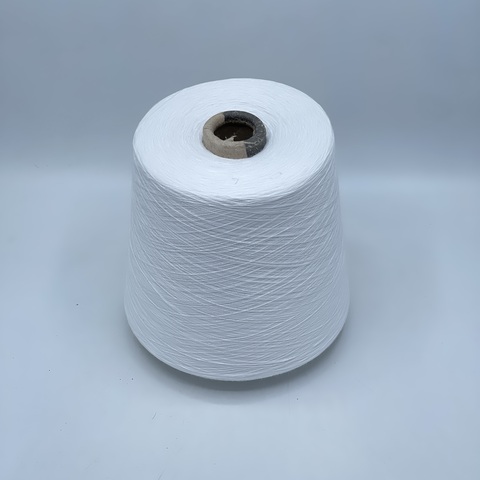 Бобинная пряжа, Cotton, 2540м. 100%Хлопок, Белый(525), 39062