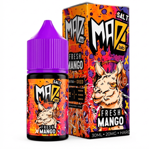 Жидкость MAD Salt 2% HARD 30 ml - Манго Фреш
