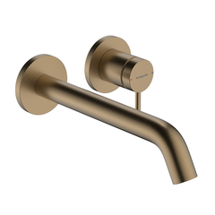 Hansgrohe Tecturis S 73351140 Смеситель для раковины встраиваемый, внешняя часть, цвет: шлифованная бронза фото