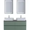 BelBagno KRAFT-1200-4C-SO-VO База под раковину подвесная с фрезерованными ручками по всей длине фасада с чет-мя выкатн. ящ., Еловый Мат., 1200x455x500