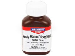 Birchwood Casey Rusty Walnut Wood Stain Морилка для дерева, цвет красный орех, водная основа, 90мл