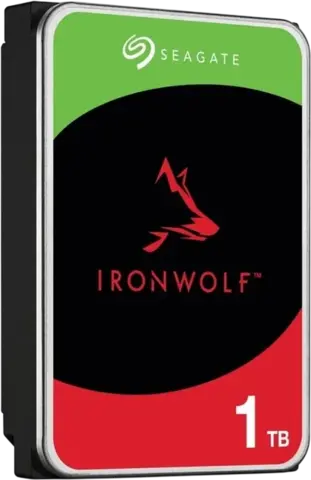 Жесткий диск HDD Seagate SATA IRONWOLF 1TB 5400rpm 256Mb (replacement ST1000VN002, ST1000DM014, WD10EFRX, WD10EZEX)