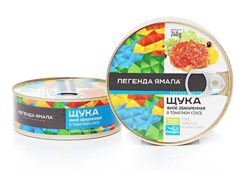 Щука обжаренная в томатном соусе, 240г