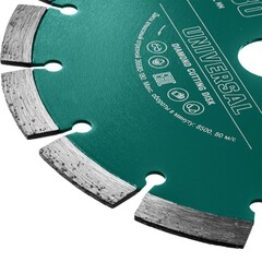 KRAFTOOL LASER-UNIVERSAL 125 мм (22.2 мм, 10х2.4мм), алмазный диск (36680-125)