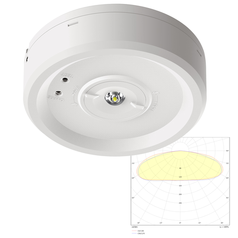 Потолочные светодиодные аварийные светильники Moncato DP812 LED SO Потолочные светодиодные аварийные светильники Moncato DP812 LED SO