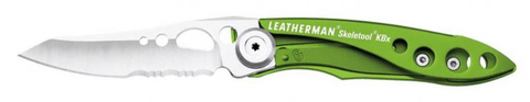 Нож перочинный Leatherman Skeletool Kbx 89 mm, зеленый, кробка картонная (832384)