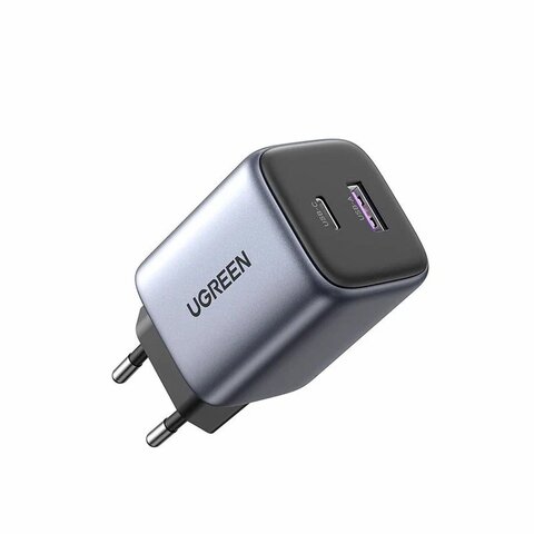 Сетевое зарядное устройство UGREEN CD350 (15539) Nexode 35W USB-A - USB-C Wall Charger EU, серый