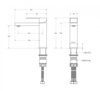 Cezares SLIDER-LS-IN Смеситель для раковины, цвет: серый