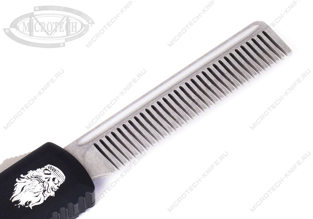 Microtech Tactical Beard Comb Stonewash Fine Tooth 17-4PH