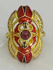 Скарабеи  (кольцо  из серебра)