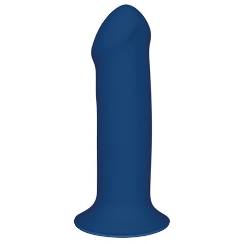 Дилдо на присоске с двойной плотностью Hitsens S01 Blue ADRIEN LASTIC DILDO DUAL DENSITY