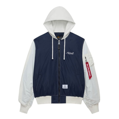 Куртка Alpha Industries L-2B Relaxed Varsity Flight Jacket Replica Blue (Синий)