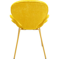 Стул с подлокотниками Soft Petal Yellow Mono