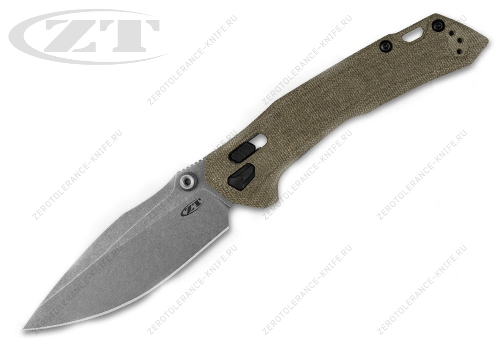 Нож Zero Tolerance 0203 Green Micarta M390