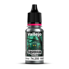 Vallejo Squidmar Color Metallic Metal — акриловая краска металлик, 18 мл (74.250)