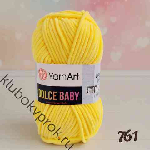 YARNART DOLCE BABY 761, Желтый