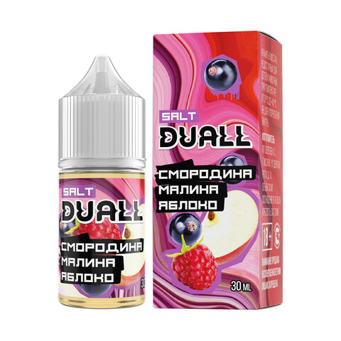 Жидкость DUALL Salt 2% HARD 30 ml - Смородина Малина Яблоко