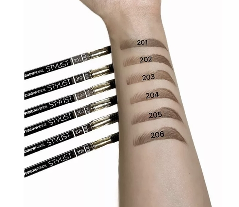 TF Карандаш для бровей с щеточкой Eyebrow Pencil Stylist тон 202 русый — фото 3