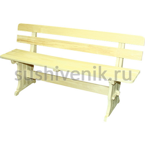 Лавка со спинкой 1800*300*440 - 3