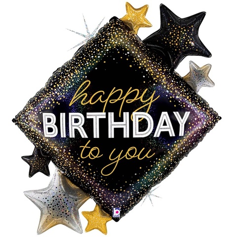 Шар Б Фигура, Звезды, Happy birthday to you, 38