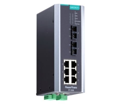 Коммутатор управляемый MOXA PT-508-SS-SC-48